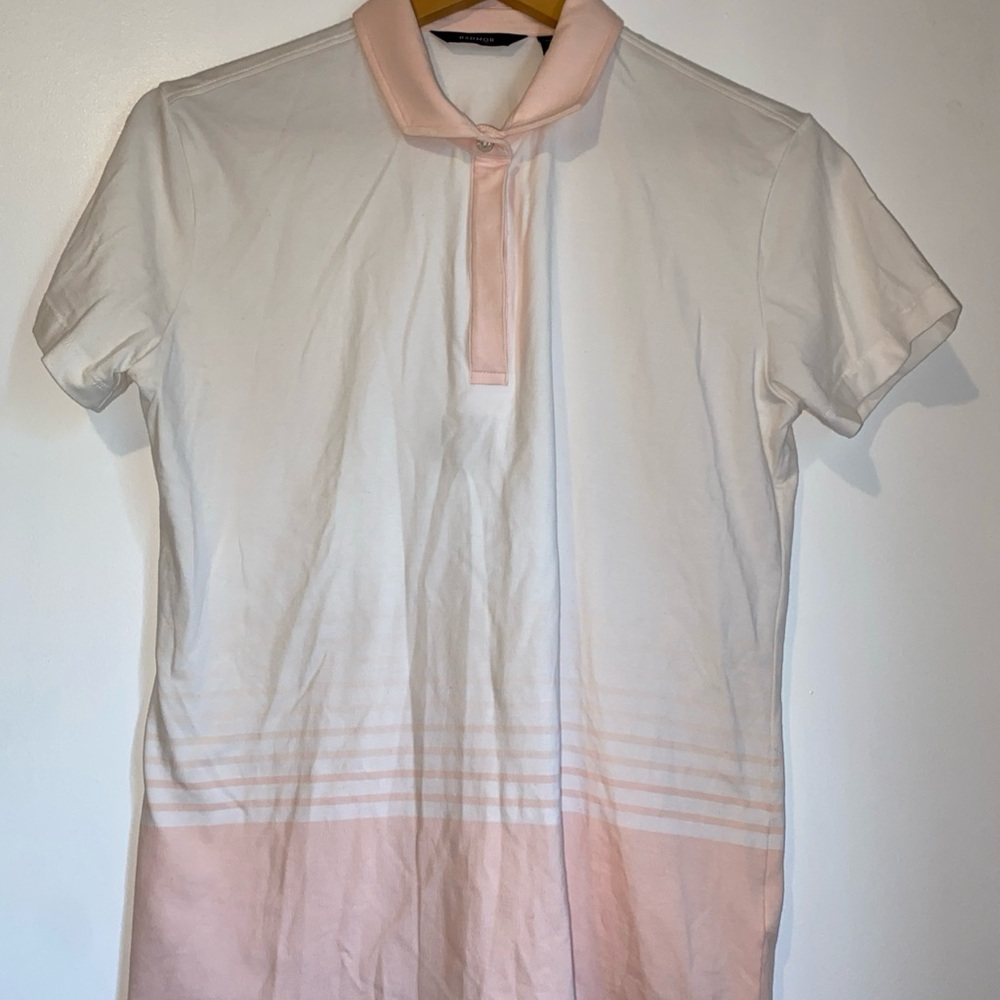 Radmor Pink and White Polo Shirt